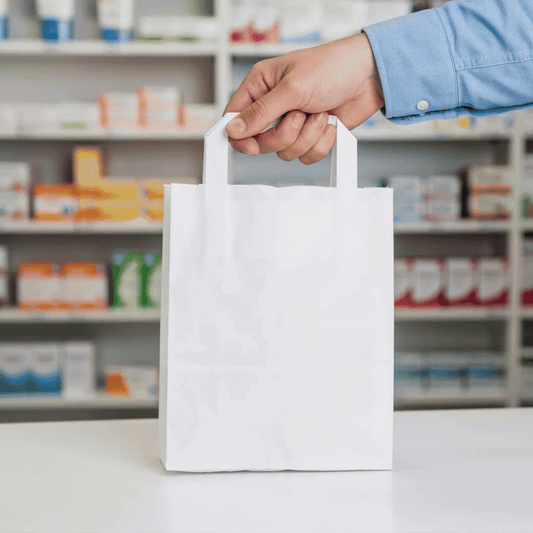 Der Ablauf für individuell bedruckte Papiertragetaschen für Apotheken