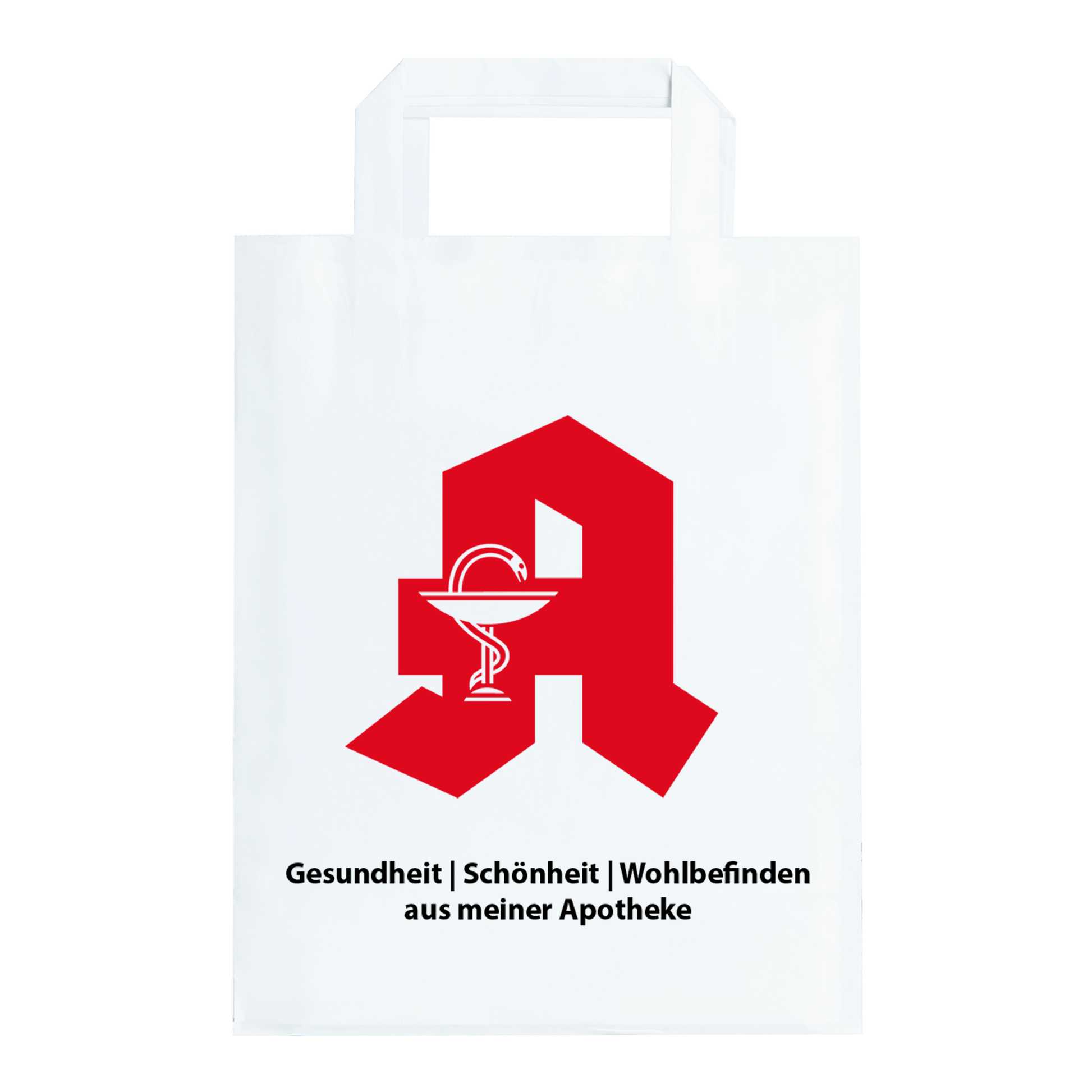Papiertragetasche Apotheken Logo L