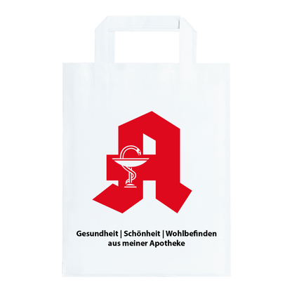 Papiertragetasche Apotheken Logo L