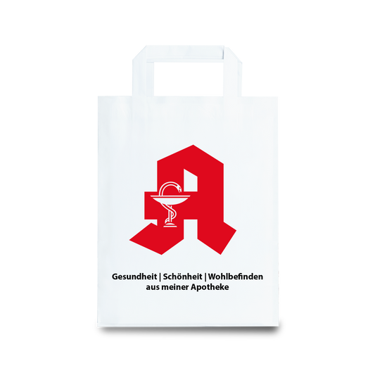 Freigestelltes Bild von Apothekentasche aus Papier