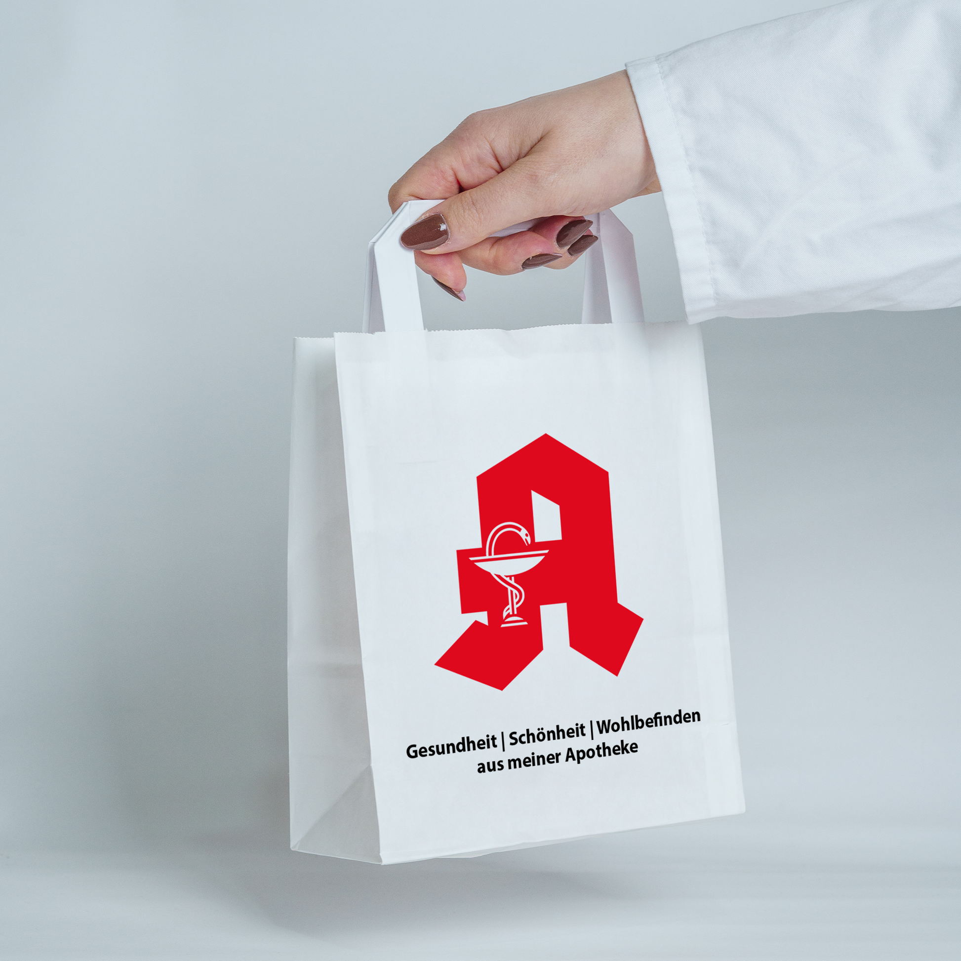 Papiertragetaschen für Apotheken vom besten Anbieter in ganz Deutschland. Apothekentasche.de